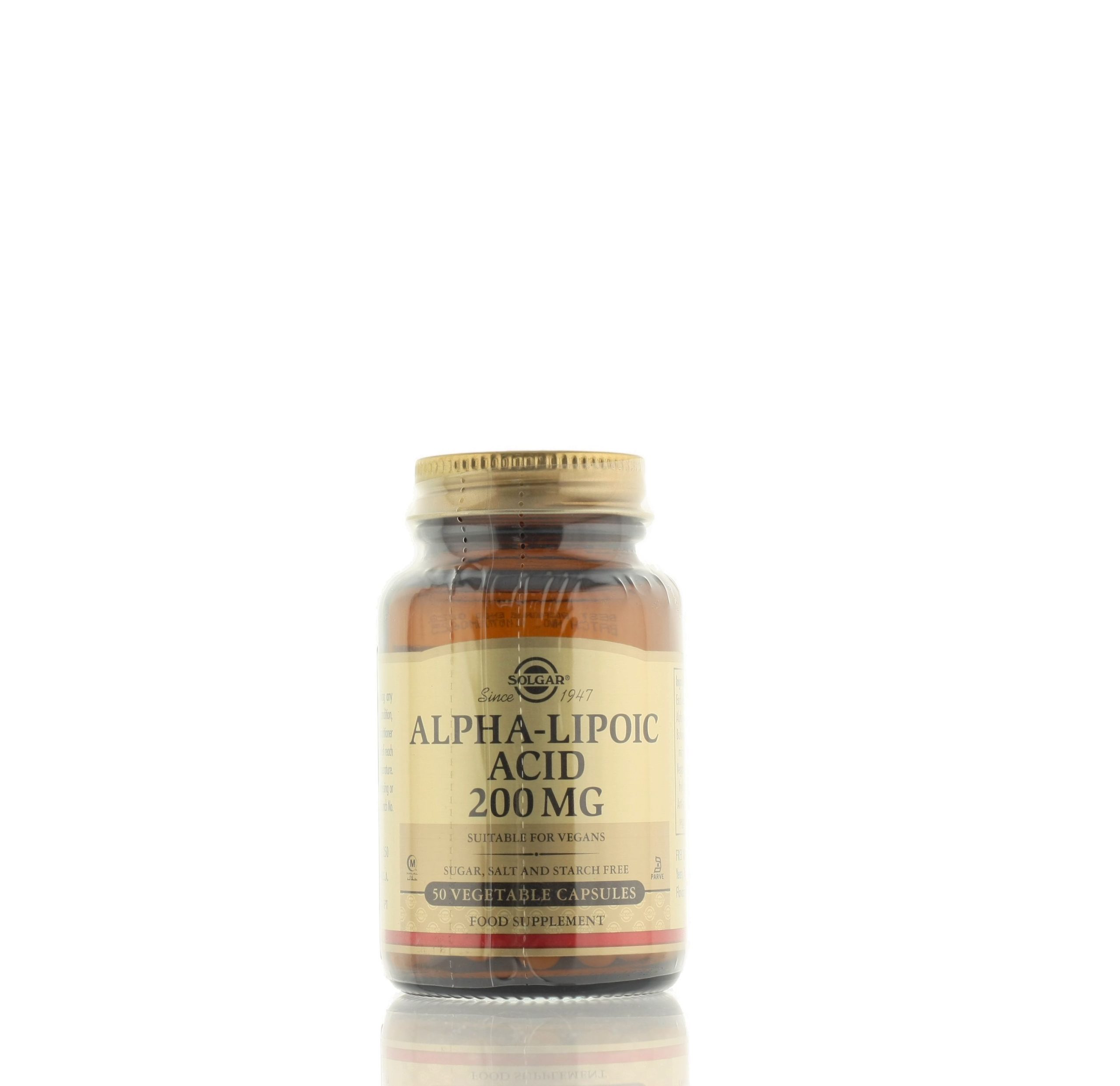 SOLGAR ALPHA LIPOIC ACID 200MG 50CAPS
