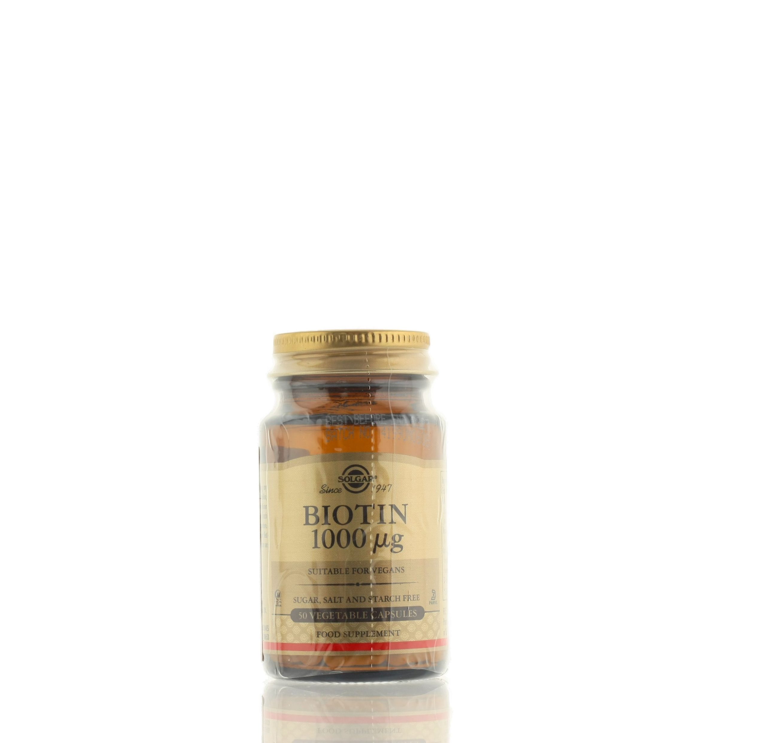 SOLGAR BIOTIN 1000 MCG CAPS 50