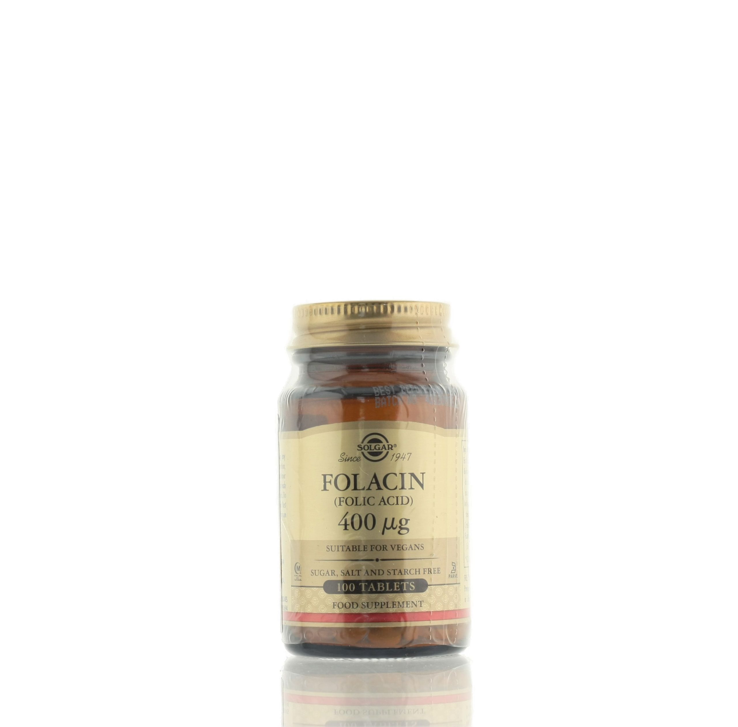 SOLGAR FOLACIN FOLIC ACID 400ìg 