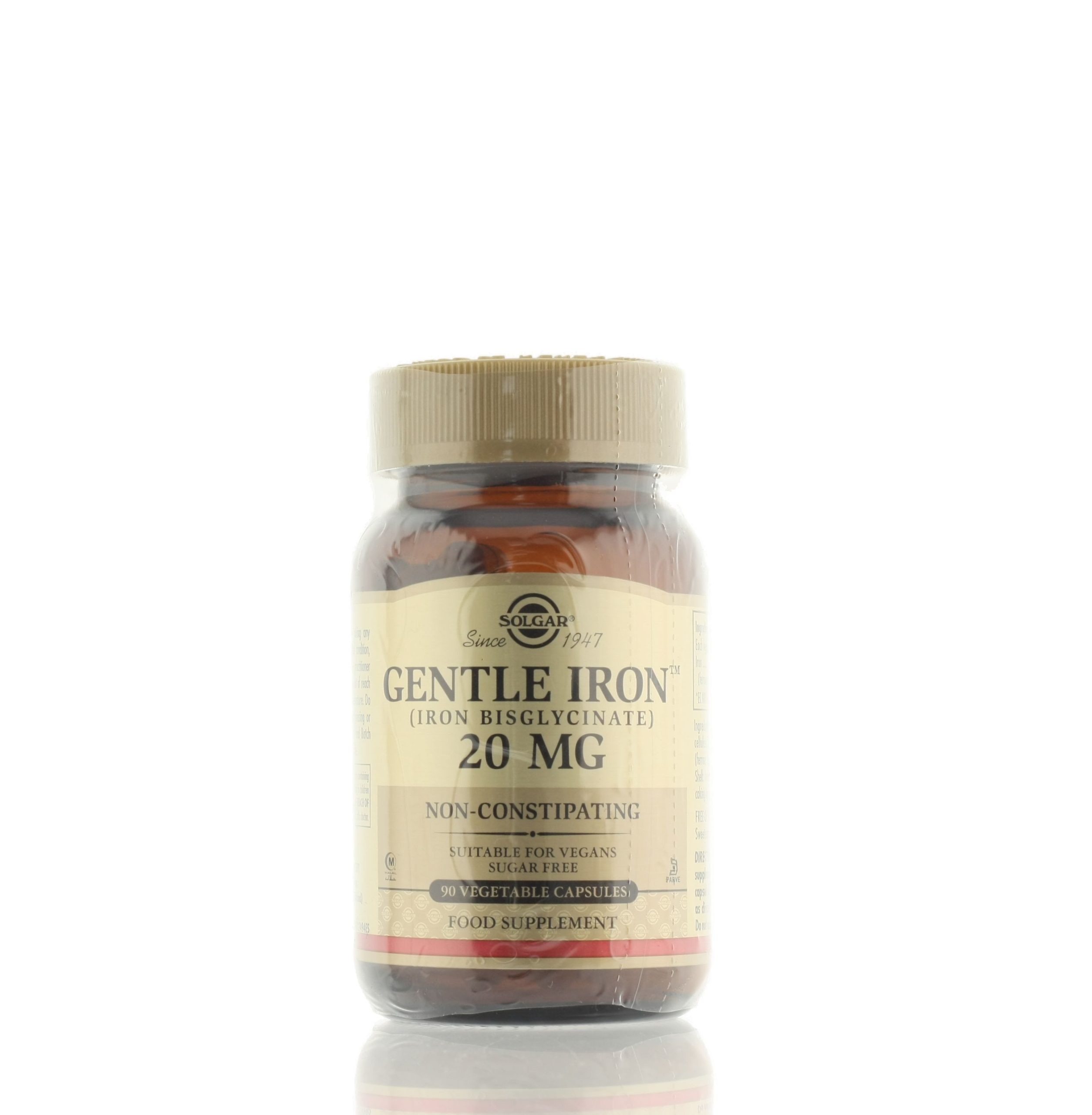 SOLGAR GENTLE IRON CAPS 90