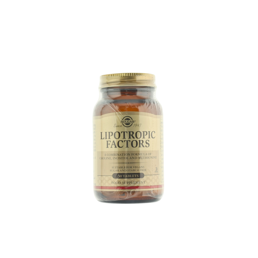 SOLGAR LIPOTROPIC FACTORS 50tablets (SUITABLE FOR VEGANS)