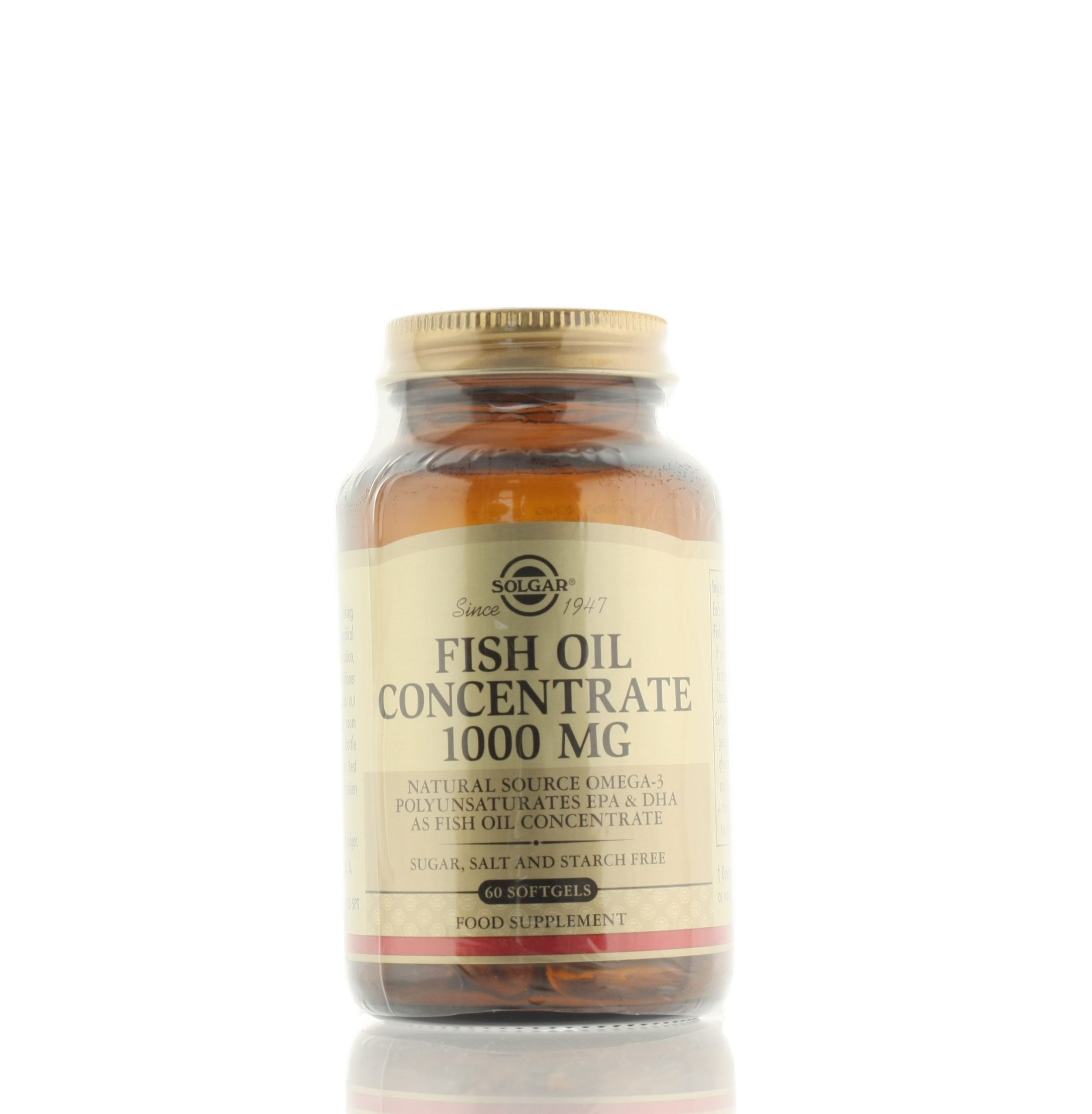 SOLGAR FISH OIL CONCENTRATE 1000 mg 60CAPS