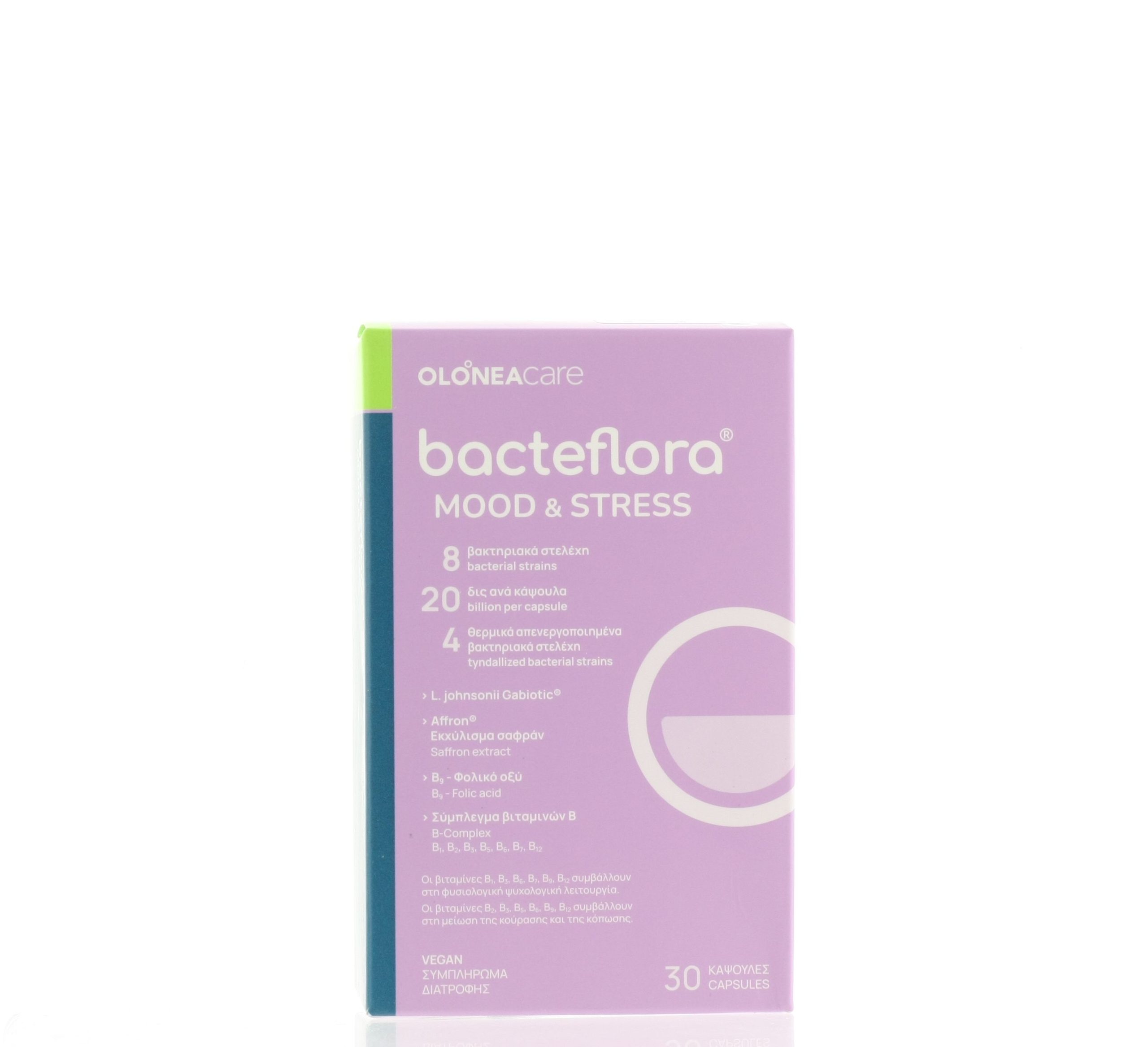 BACTEFLORA MOOD AND STRESS 30 CAPSULES                                                                        