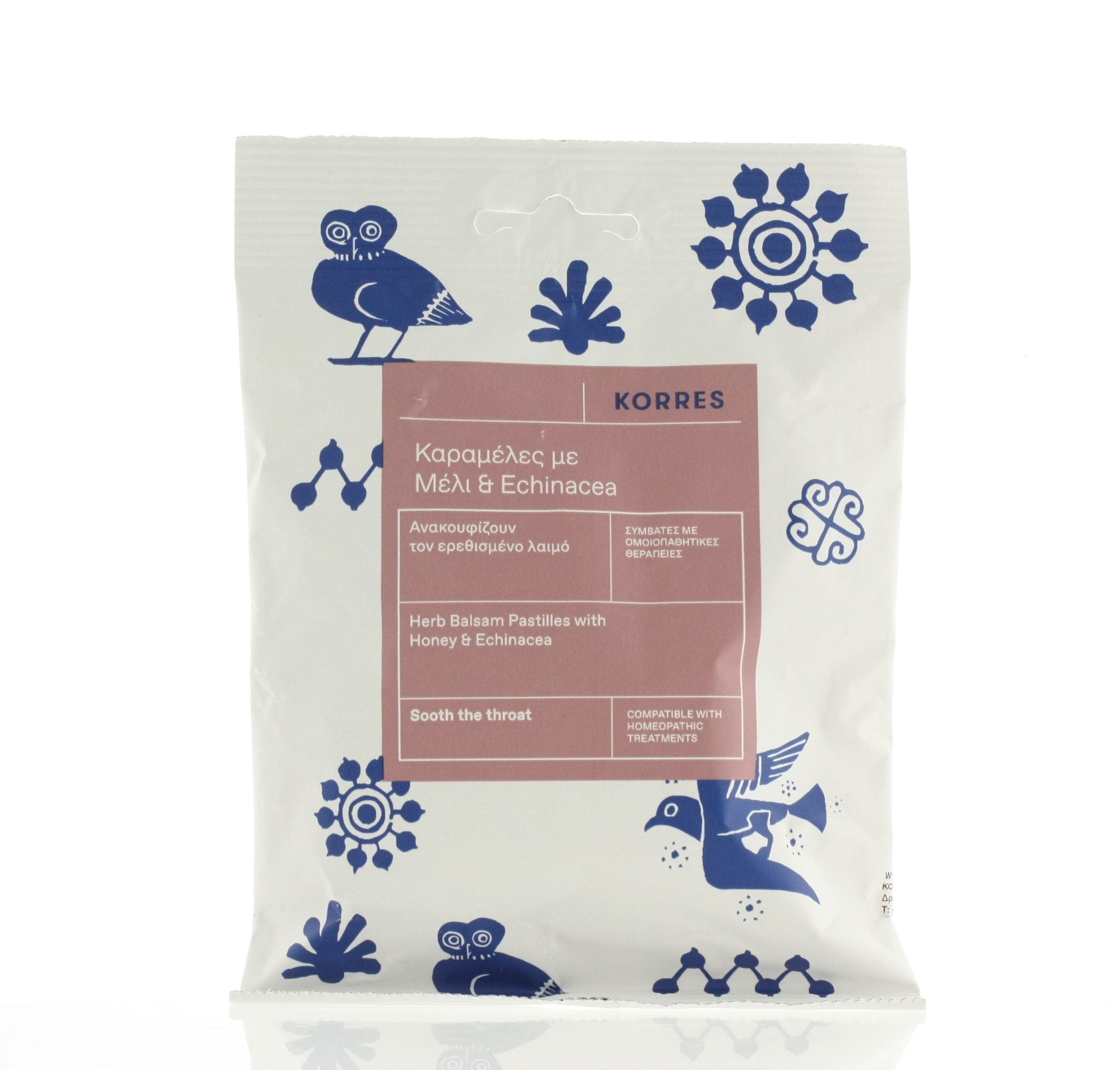 KORRES PASTILLES HONEY & ECHINACEA 60GR