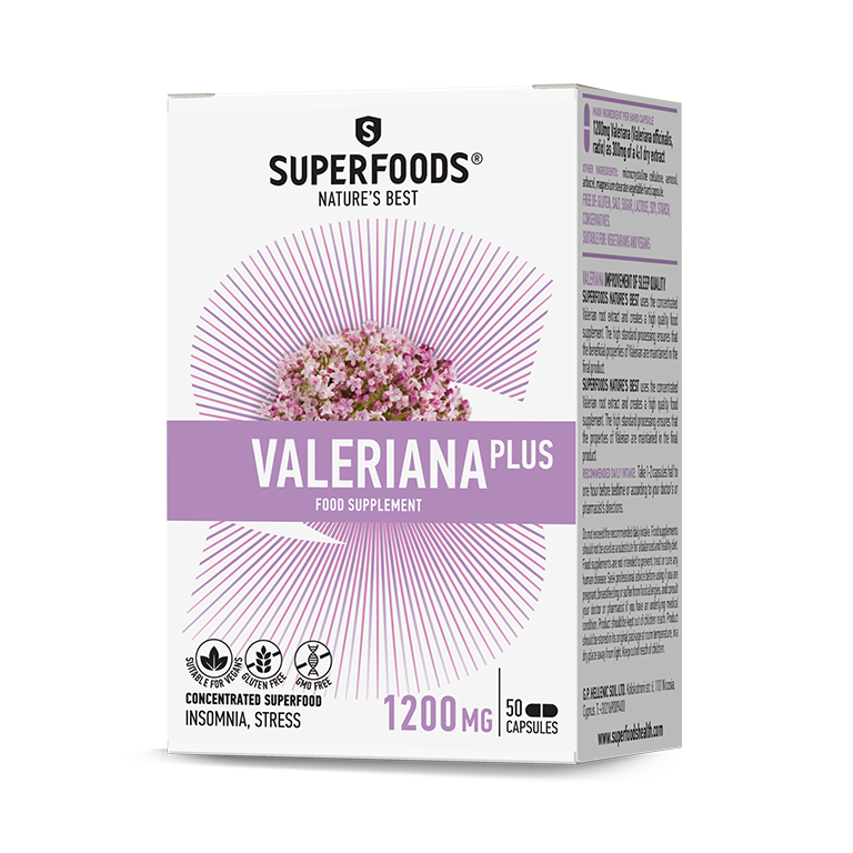SUPERFOODS VALERIANA PLUS 50CAPS