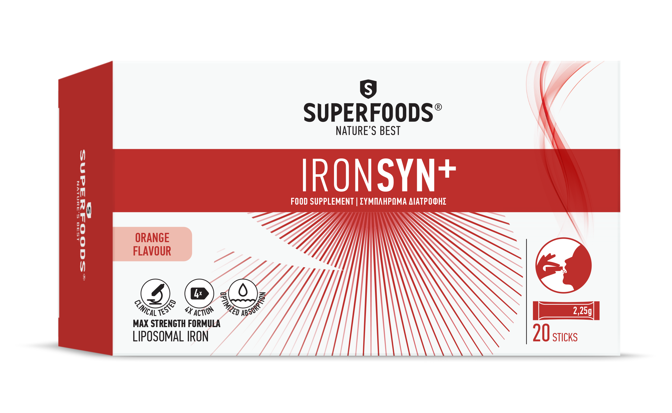 SUPERFOODS IRONSYN 20SACHETS