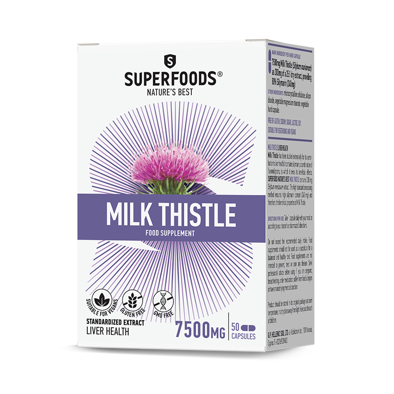 SUPERFOODS MILK THISTLE 50 CAPSULES
