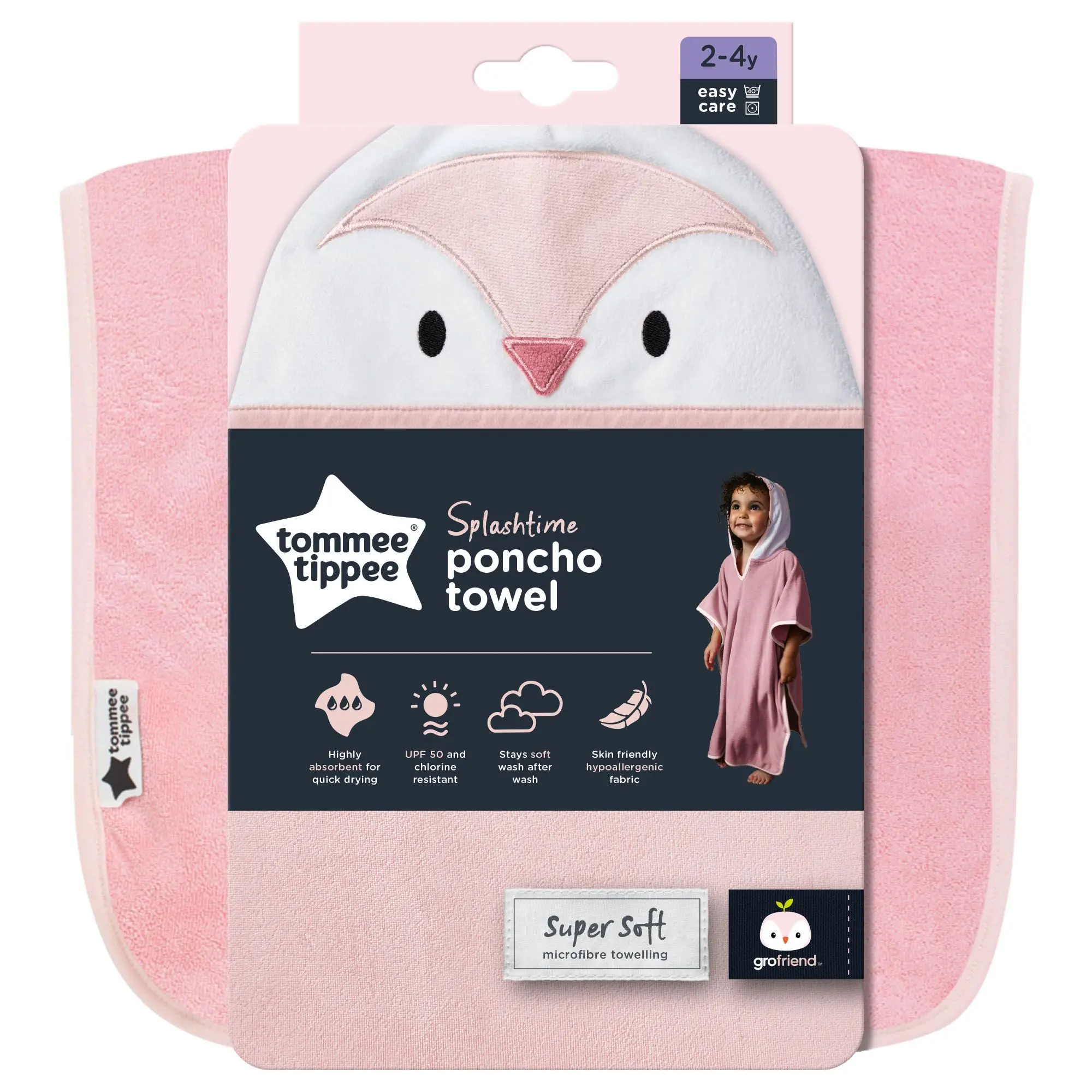 TOMMEE TIPPEE PENNY THE PENGUIN GROPONCHO 2-4Y