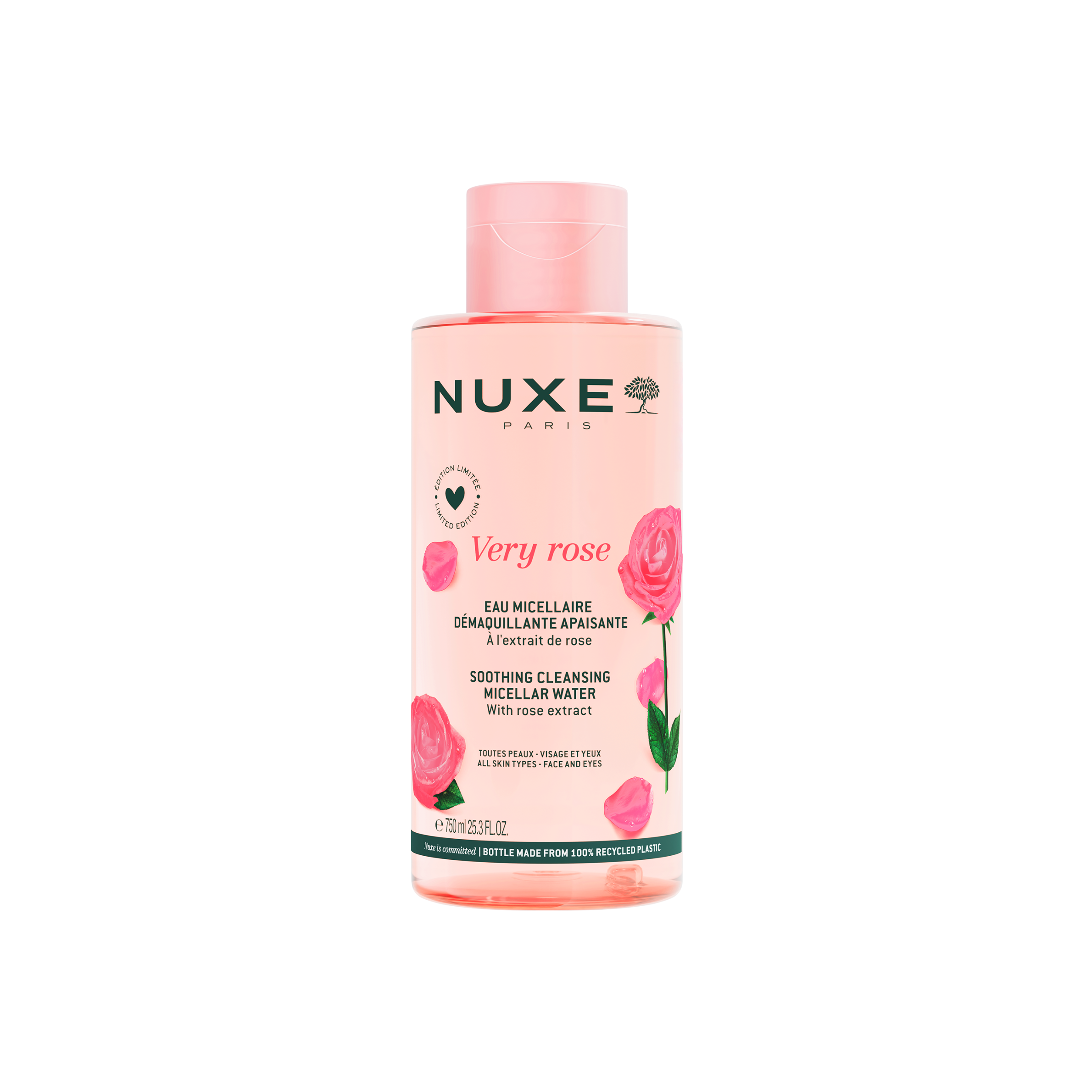 NUXE VERY ROSE CLEANSING MICELLAR WATER NORMAL SKIN 750ML