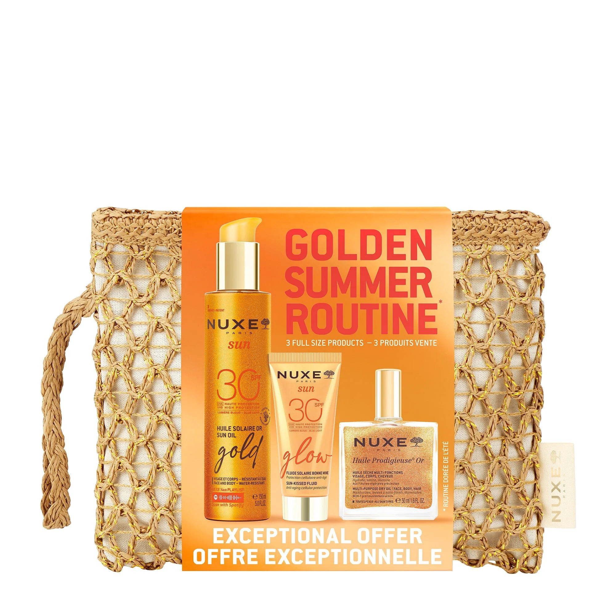 NUXE GOLDEN SUMMER ROUTINE 