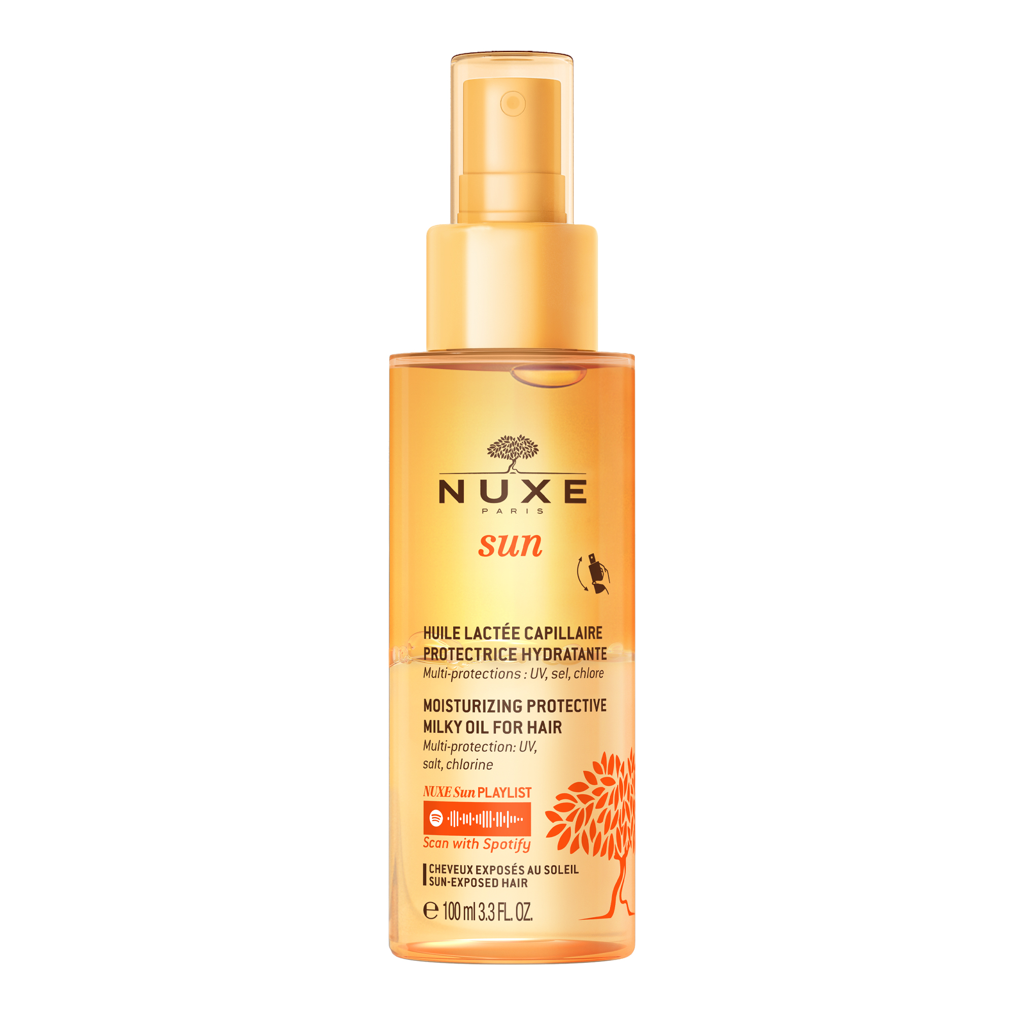 NUXE SUN PROTECTIVE MILKY HAIR OIL 100ML