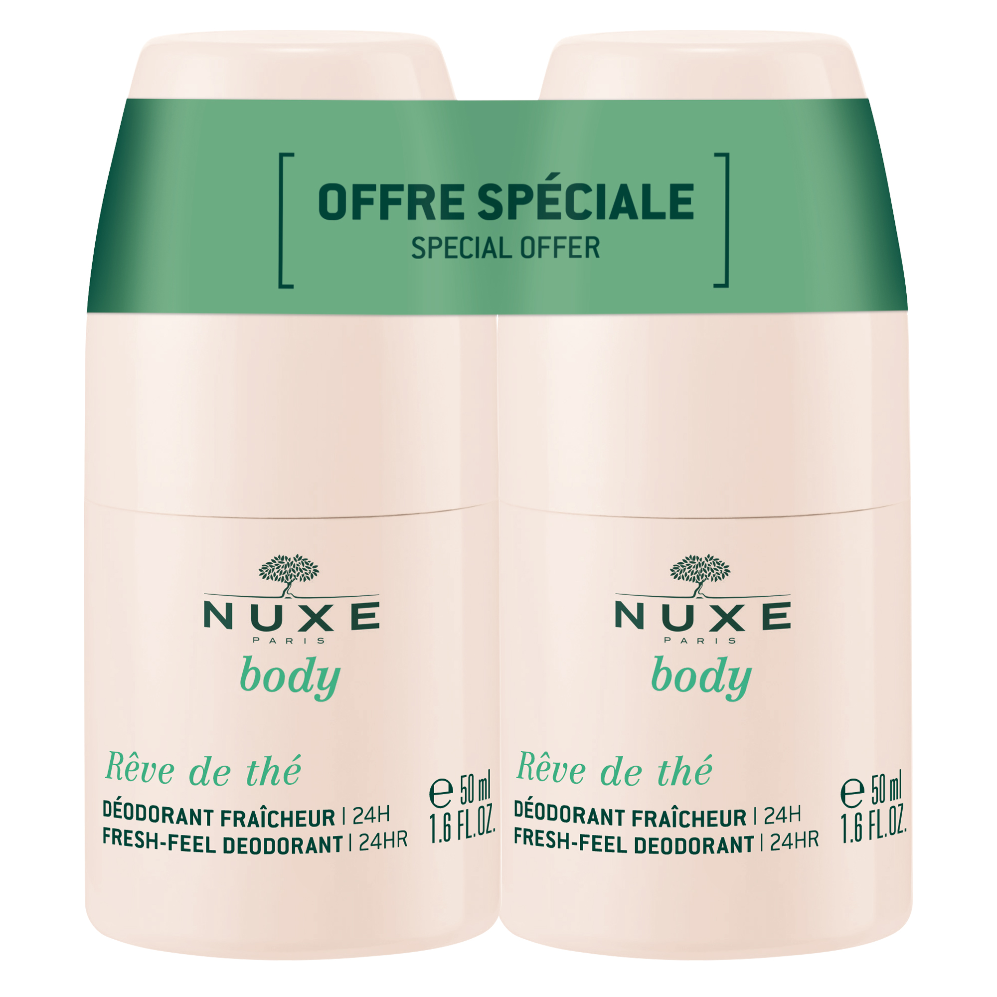 NUXE REVE DE THE DEO 2 X 50ML    
