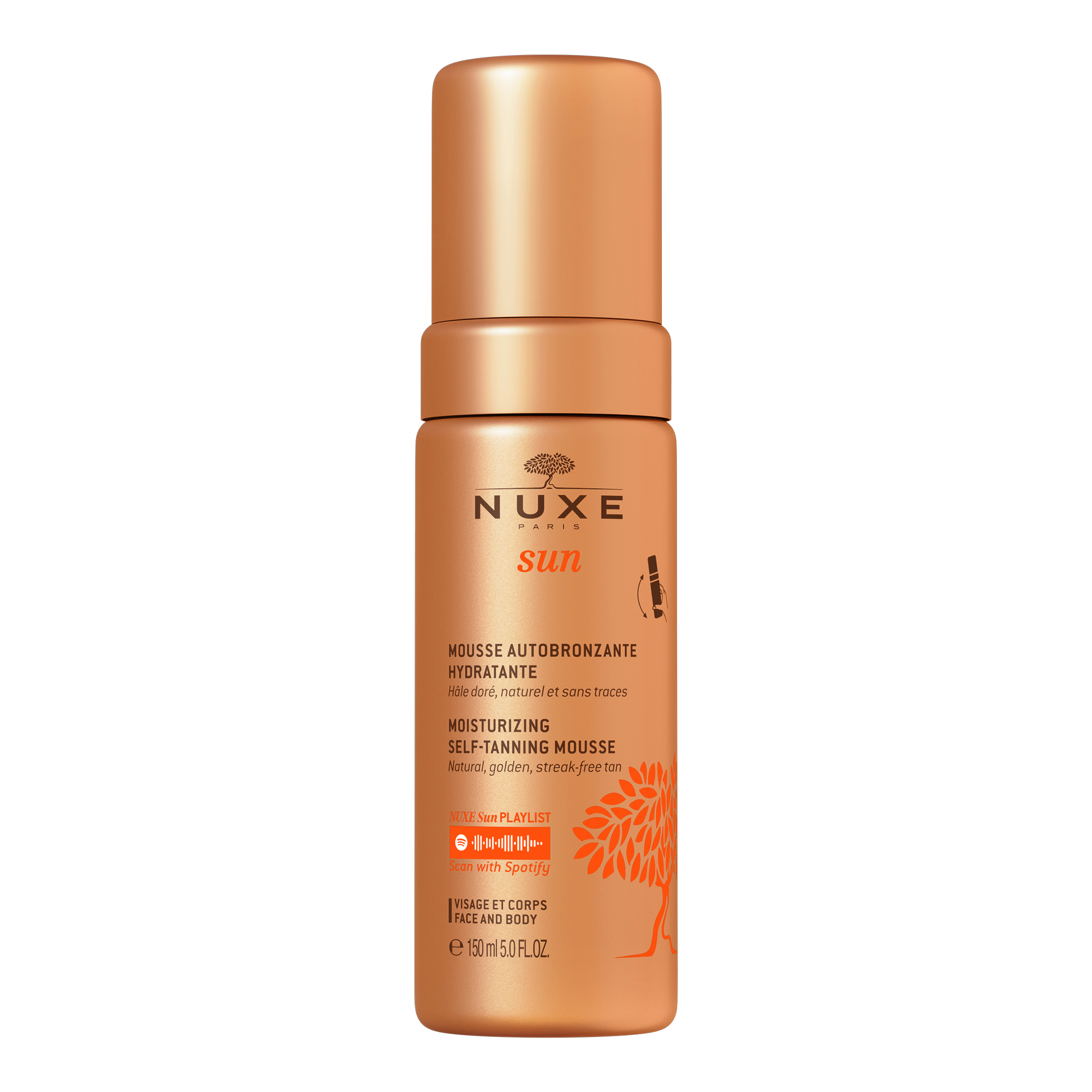 NUXE SUN MOUSSE SELF TANNING 150ML              