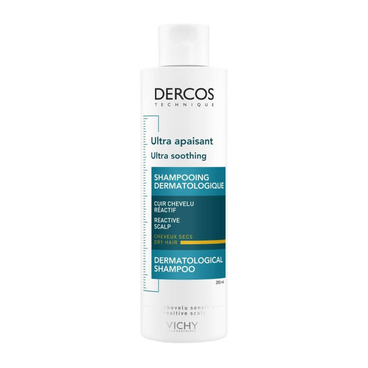 VICHY DERCOS SHAMPOO ULTRA SOOTHING DRY HAIR 200ML