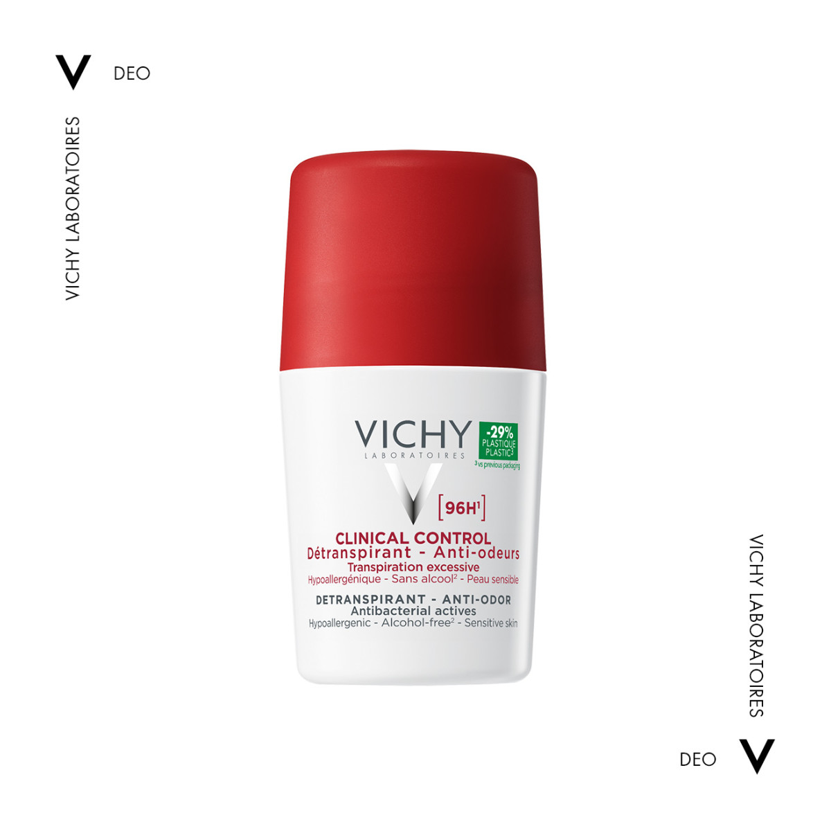 VICHY DEODORANT CLINICAL CONTROL 96H 50ML            