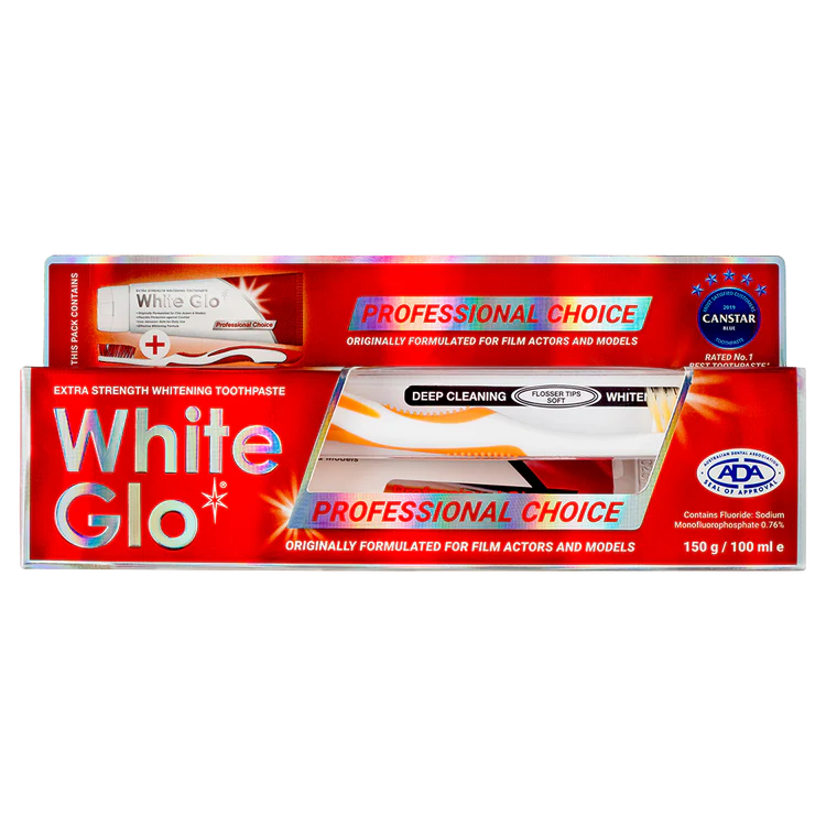 WHITEGLO PROFESSIONAL CHOICE TOOTHPASTE 100ML