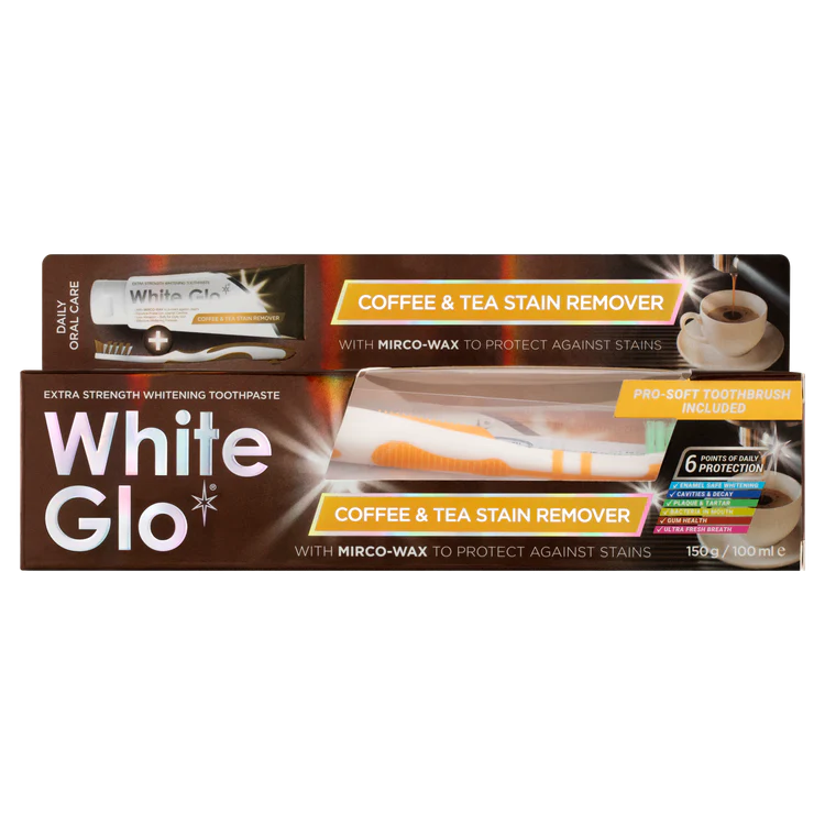 WHITEGLO COFFEE & TEA DRINKERS FORMULA TOOTHPASTE 100ML