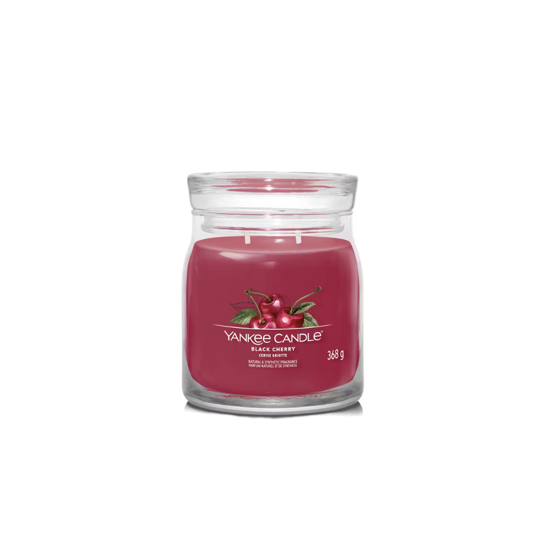 YANKEE CANDLE MED BLACK CHERRY 368g