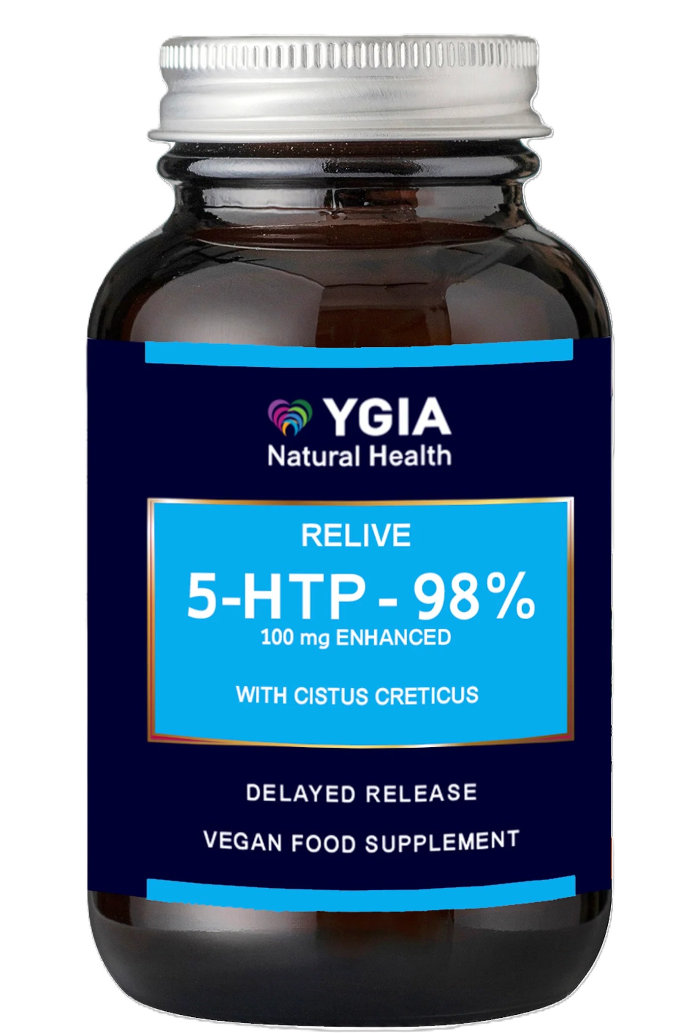 YGIA RELIVE 5-HTP 60DRCAPS X 500MG