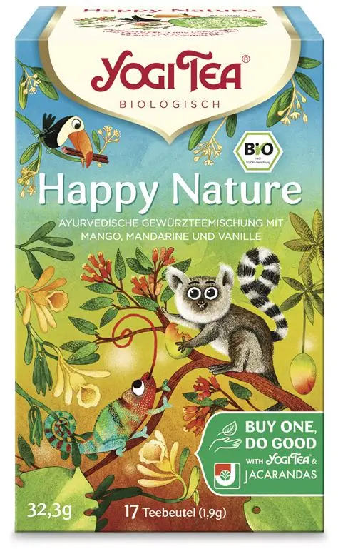 YOGI TEA HAPPY NATURE BIO 17 TEABAGS