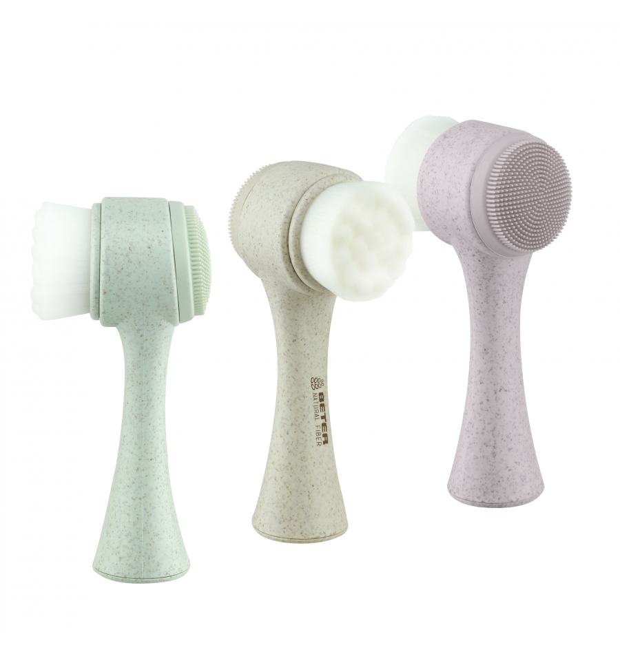 BETER NATURAL FIBER 2IN1 FACIAL MASSAGE BRUSH        