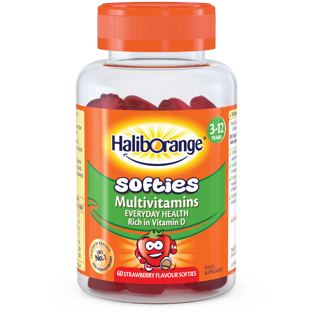 HALIBORANGE MULTIVITAMIN STRAWBERRY 60 GUMMIES FOR KIDS 3-12 YEARS