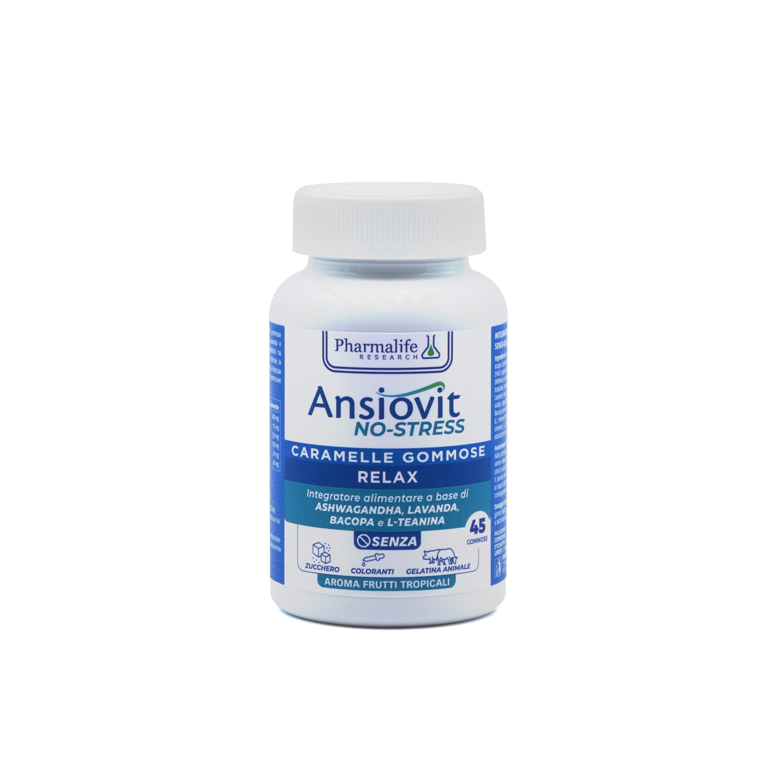 PHARMALIFE ANSIOVIT NO STRESS 45 GUMMIES