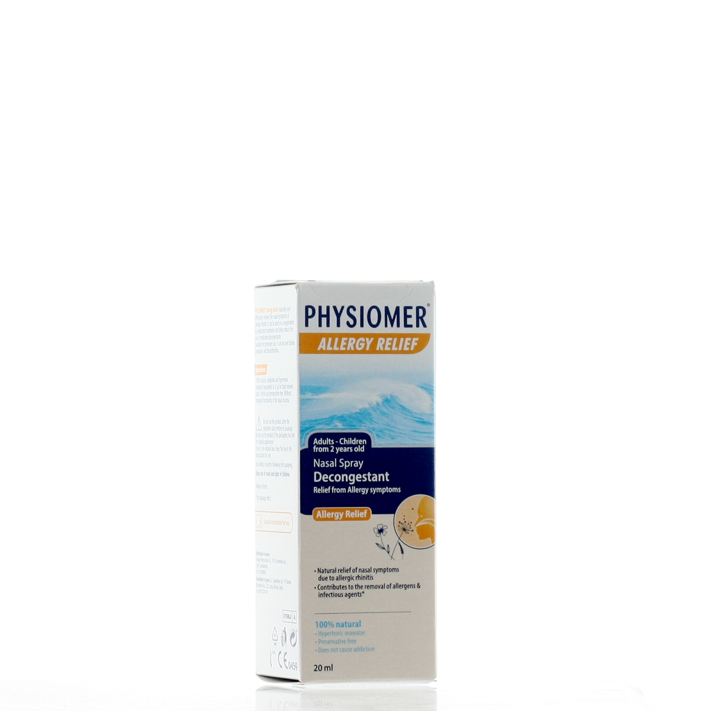 PHYSIOMER ALLERGY RELIEF NASAL SPRAY 20ML                                                                              