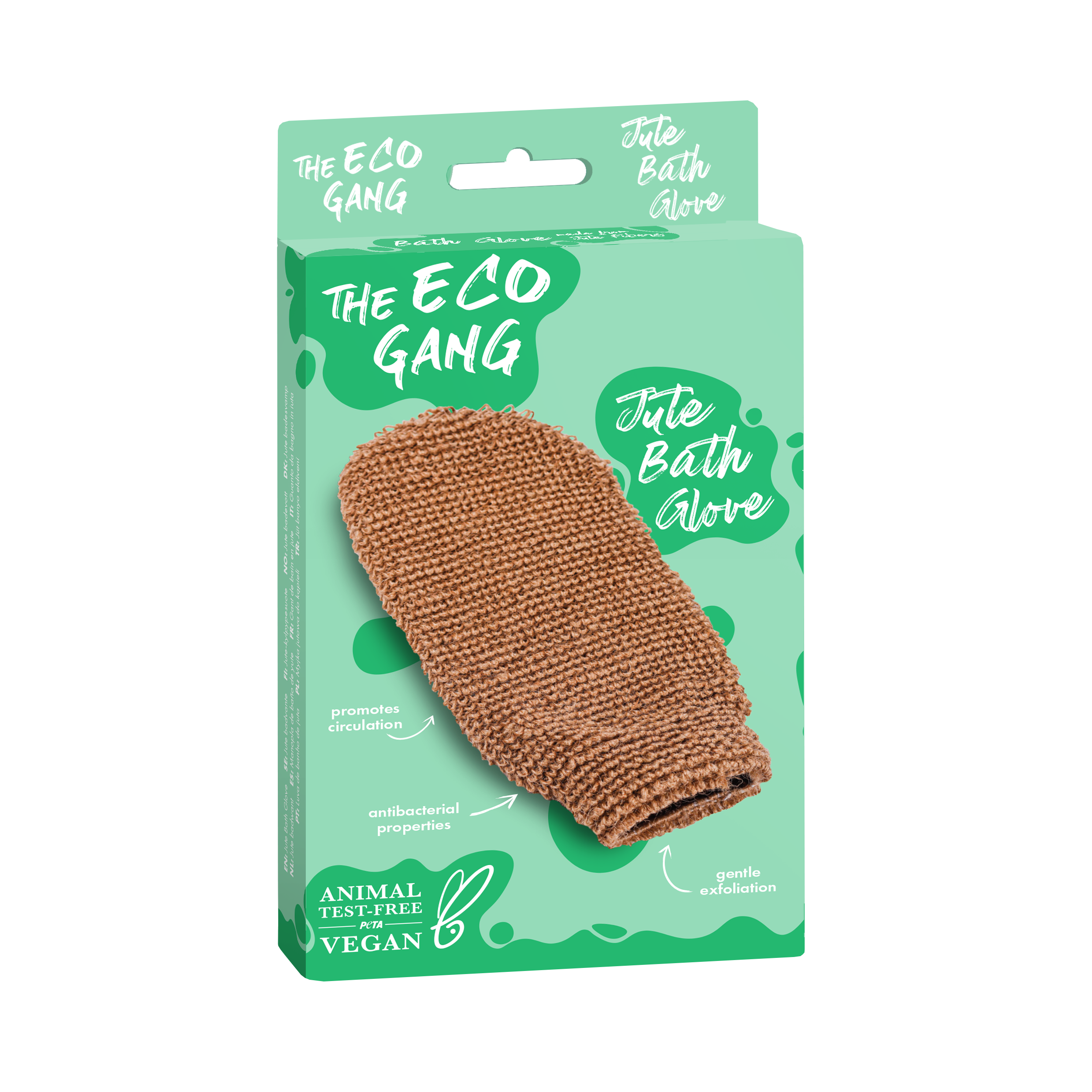 THE ECO GANG JUTE BATH GLOVE