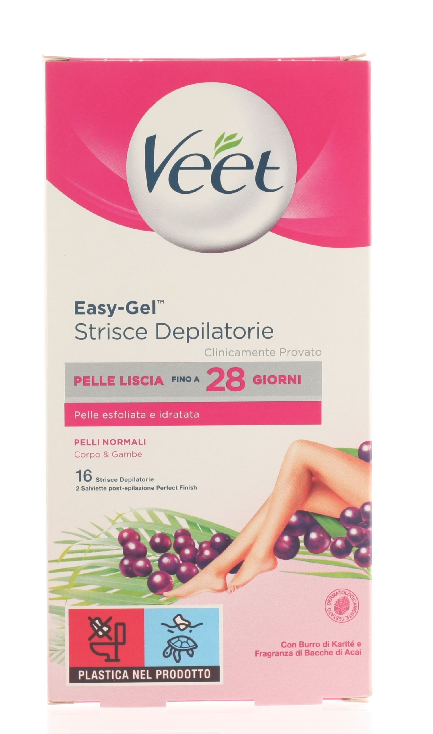 VEET LEGS STRIPS NORMAL 16PCS