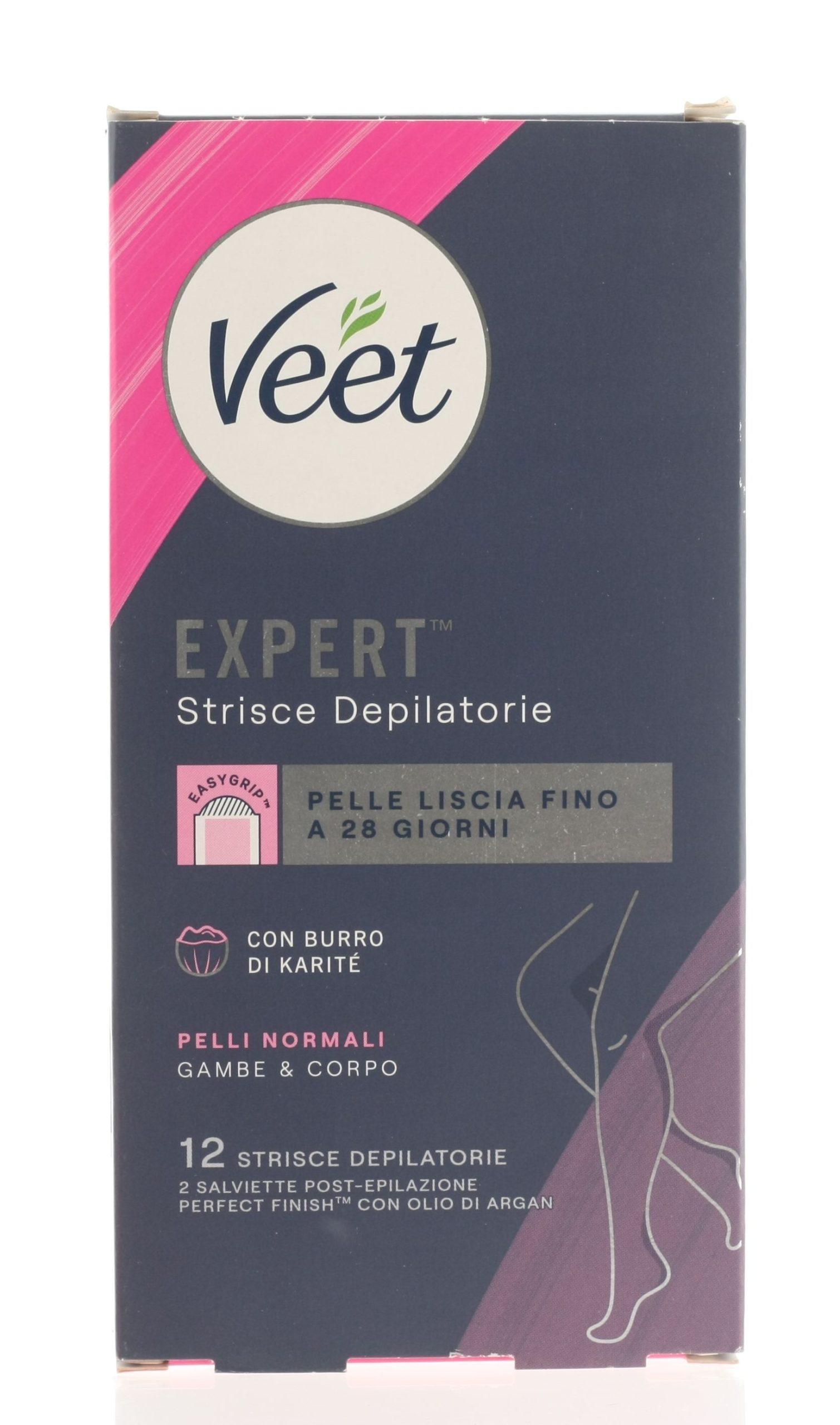 VEET EXPERT LEGS NORMAL WAX STRIPS 12