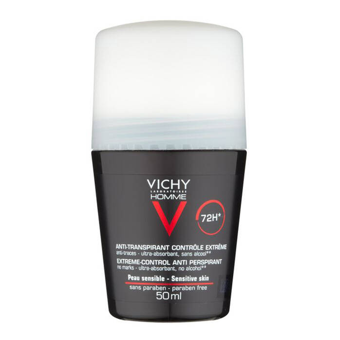 VICHY HOMME DEO ROLL-ON ANTI-TRANSPARENT 72H 50ML